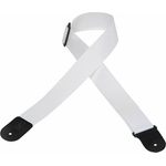 Levy's Single Tone Solid Colored Poly White Колан за китара (M8POLY-WHT)