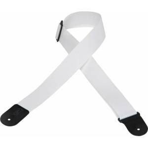 Levy's Single Tone Solid Colored Poly White Колан за китара (M8POLY-WHT)