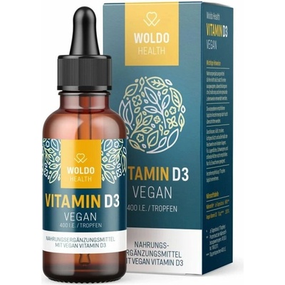 WoldoHealth Vitamín D3 v MCT oleji VEGAN 50 ml