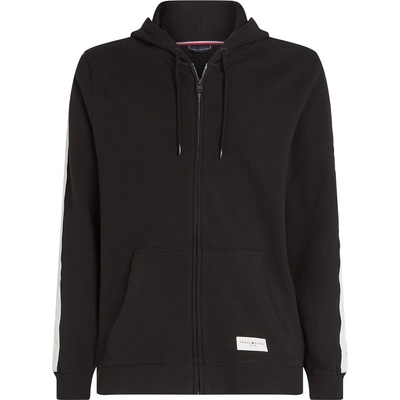 Tommy Hilfiger Суичър Tommy Hilfiger Long-sleeved Full Zip Hoodie - Black BDS