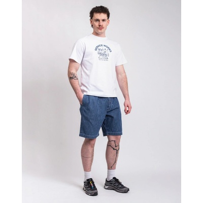 Service Works Pinstripe Part Timer Shorts INDIGO