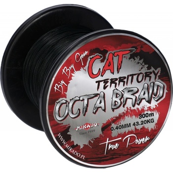 Mikado šnúra Territory Octa Braid Green 300m 0,40mm 39,8kg