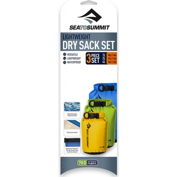 Sea to Summit Lightweight 70D Dry Sack 3-Piece Set 1L , 2L , 4L