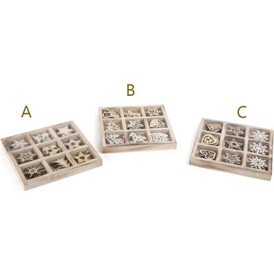 Small Foot Sada drevených vianočných ozdôb 1ks