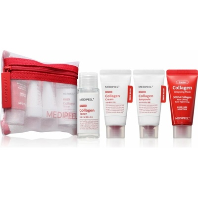 Medi Peel Collagen pleťové tonikum 30 ml + pleťový krém 15 ml + ampule 15 ml + slupovací maska 15 ml kosmetická sada