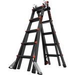 Little Giant Ladder Телескопична алуминиева стълба Little Giant VELOCITY 2.0 PRO, M22 4x5 стъпала, с поставка AirDeck (15522EN)