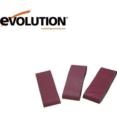 EVOLUTION Шлайфаща лента за P80 3 броя (40mm x 303mm) / EVOLUTION BELTSANDP80 / (EVO BELTSANDP80)