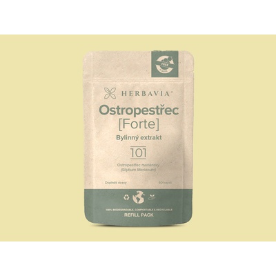 Ostropestřec Forte-REFILL PACK bylinný extrakt 60 kapslí