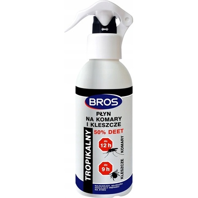 Bros Platinum proti komárům a klíšťatům 50% Deet 130 ml