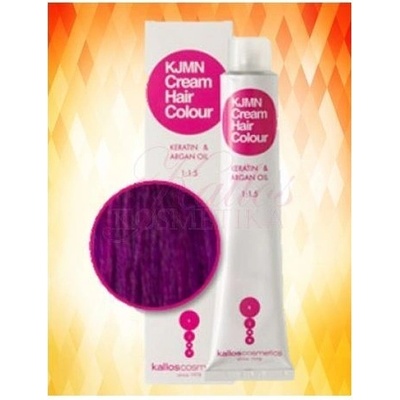 Kallos KJMN krémová barva na vlasy 0.22 fialová 100 ml