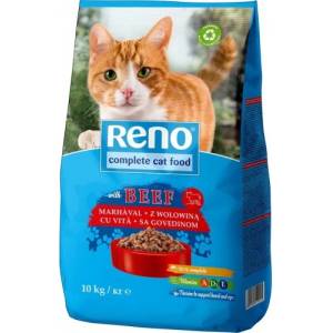 Partner in Pet Food Reno beef - суха храна за котки с говеждо - 10 кг - 11024