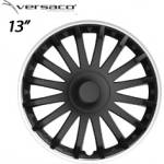 Versaco Тасове за джанти 13'' Versaco Crystal SO Black