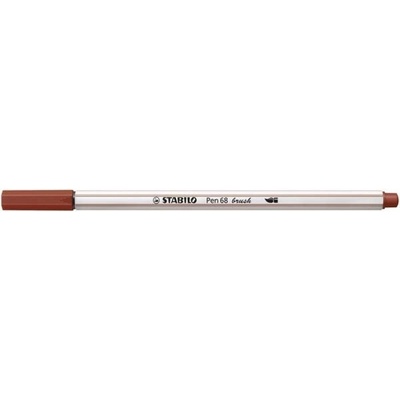 Stabilo Pen 68 brush červeno hnědý