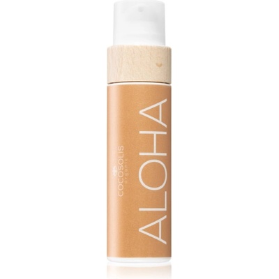 COCOSOLIS ALOHA масло за грижа и придобиване на тен без защитен фактор с аромат Coconut 110ml