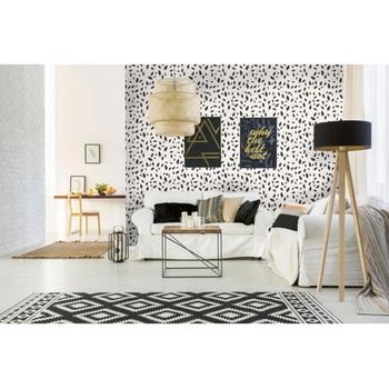 DIMEX ART s. r. o Луксозна флизелинова тапета черни листа