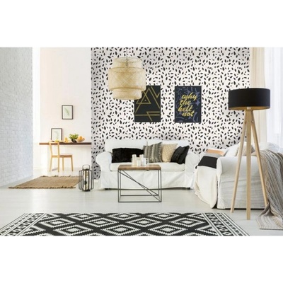 DIMEX ART Луксозна флизелинова тапета черни листа