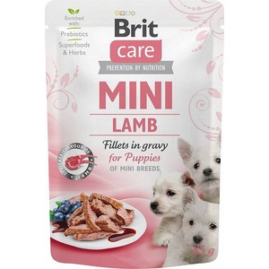 Brit Care Mini Puppy Lamb Fillets in Gravy 24x85 g