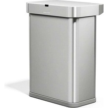 Simplehuman Bezdotykový ocelový odpadkový koš 58 l