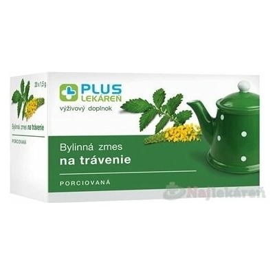 Plus Lekáreň bylinná směs čaj 20 x 1,5 g
