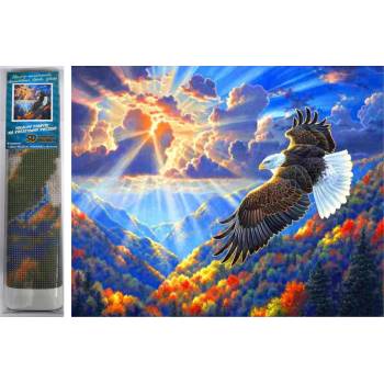 Norimpex - Puzzle Diamant painting: A majestic predator 30x40cm - 1 - 39 piese