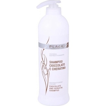 Black Chocolate And Keratin Shampoo keratinový na poškozené vlasy 500 ml