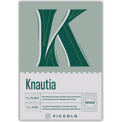Piccolo Seeds K Knautia Chrastavec 1 bal.