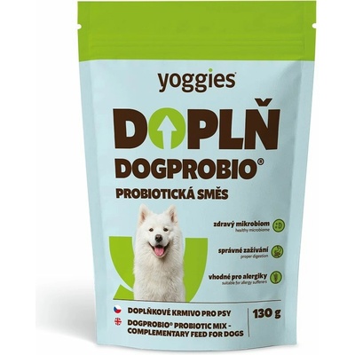 Yoggies DogProBio Léčebná probiotická směs pro psy 130 g
