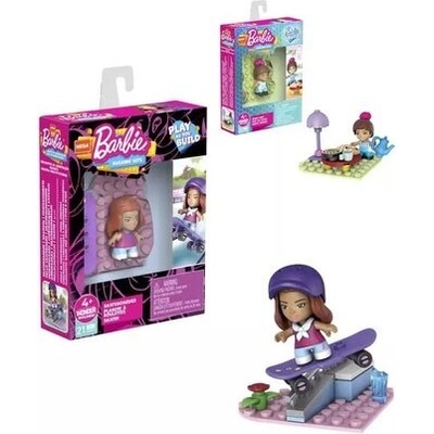Mega Construx mikro panenka Barbie s doplňky