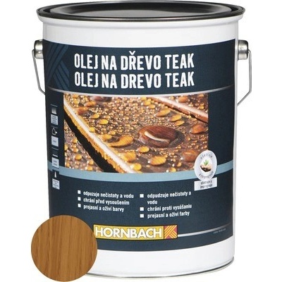 Hornbach Olej na dřevo 5 l teak