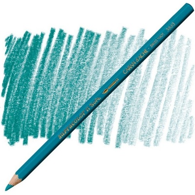 Caran D'ache akvarelová pastelka Supracolor cyan šestihranná 3888 170