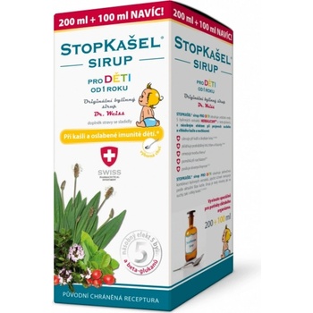 Dr. Weiss Stopkašel sirup pro děti 300 ml