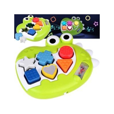 Jokomisiada Interactive DINOSAUR SORTER - 3 modes of play Sound + light ZA5029