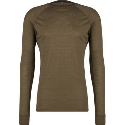 Stoic Мъжко мериносово термобельо Stoic Merino135 HovaSt. L/S Merino longsleeve - Loden Green (015-2339-0112)