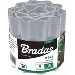 Bradas Гофриран пластмасов бордюр 10cm x 9m Светло сив (OBFLGY 0910)