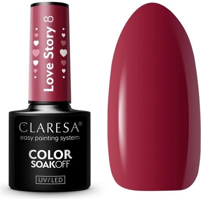 Claresa gél lak na nechty Love Story 8 5 g
