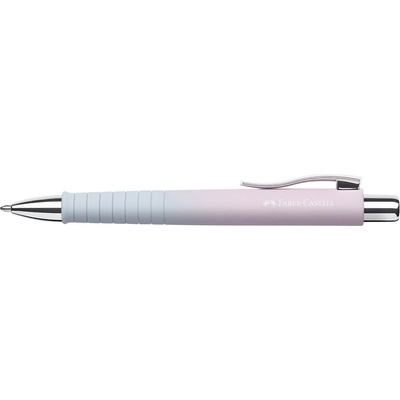 Faber-Castell Химикалка FABER-CASTELL Polly Ball Flow XB розово-яйчено синьо 241131 (241131)