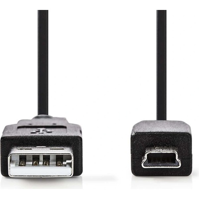 Nedis CCGP60300BK50 propojovací USB 2.0 zástrčka USB A - zástrčka USB mini B 5-pin, 5m