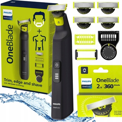 Philips QP6542/15 černý zelený