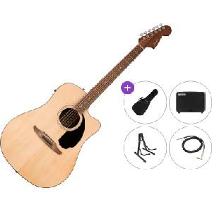 Fender California Standard Redondo CE Premium SET Natural Електро-акустична китара Дреднаут