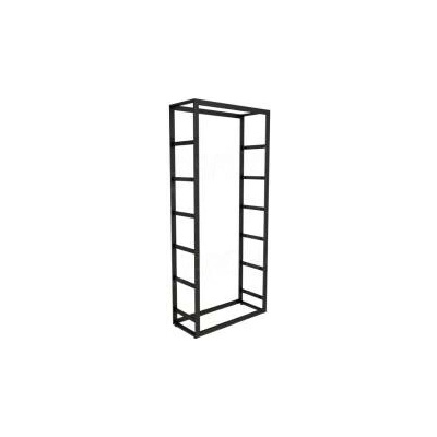 BIGSHOP Predajný, policový systém KIT 05, 1072 x 442 x 2400 x 365 mm, matná čierna