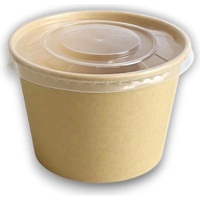 Hnedá papierová nádoba 1050ml/50ks 80041 50 ks