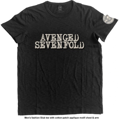 Avenged Sevenfold A7X tričko Logo & Death Bat čierne