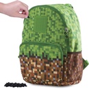 Dětské batohy a kapsičky Pixie Crew batoh Minecraft zelený/hnědý