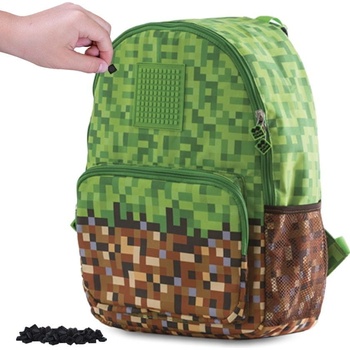 Pixie Crew batoh Minecraft zelený/hnědý