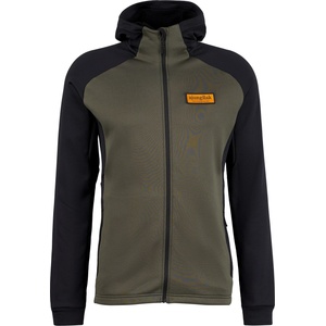 Ajungilak Мъжко поларено яке Ajungilak Stretch Hooded ML Jacket Fleece jacket - Nordic Olive / Black (005-7147-0311)