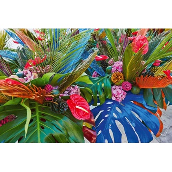 DIMEX ART s. r. o Флизелинов фототапет тропически букет 375 x 250 см