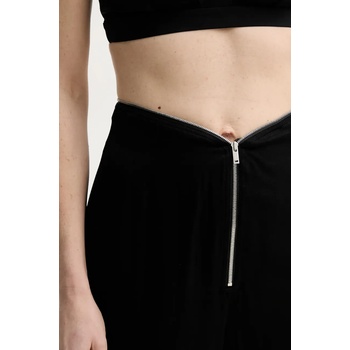 Nanushka Панталон Nanushka LINETT в черно със стандартна кройка, с висока талия NW25RSPA19499 (NW25RSPA19499)