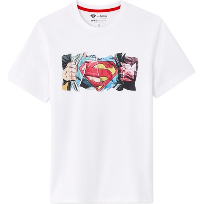 Celio Тениска Superman Celio | Byal | МЪЖЕ | S