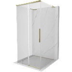 Mexen Rox-3S L 3-стенна плъзгаща се душ кабина 110 x 110 см, прозрачна, златна - 8C2L-110-110-50-00-3S (8C2L-110-110-50-00-3S)