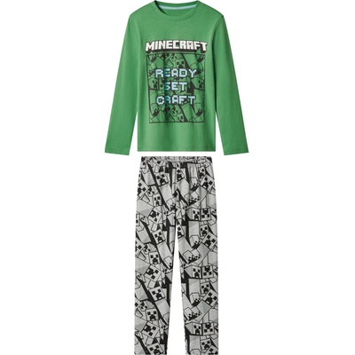 Chlapecké pyžamo zelená šedá